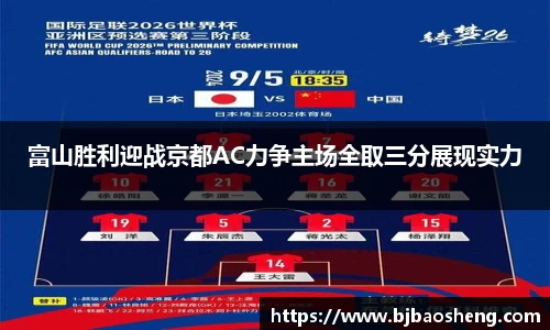 富山胜利迎战京都AC力争主场全取三分展现实力